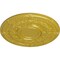 Ekena Millwork Dauphine Ceiling Medallion (Fits Canopies up to 13 1/4"), Hnd-Painted Rich Gold, 33 7/8"OD x 1 3/8"P CM33DARGS - alternate 4